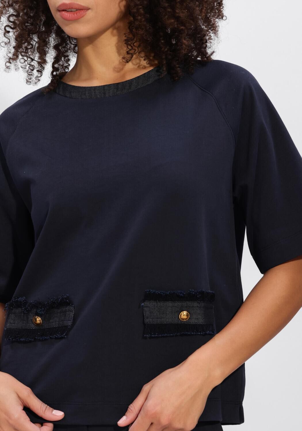 Donkerblauwe LUISA CERANO T-shirt 338348/7800-00 - large