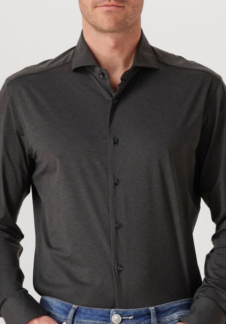 Donkergrijze XACUS Klassieke overhemden ACTIVE SHIRT 520ML - large