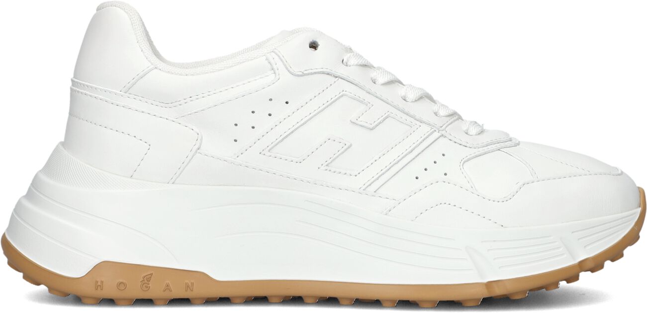 Hogan Lage Sneakers Dames H669 Allacciato, Maat: 39, Materiaal: Leer, Kleur: Wit