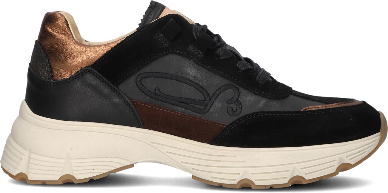 Fred de la Bretoniere Lage Sneakers Dames Mariola Sign, Maat: 41, Materiaal: Leer, Kleur: Zwart