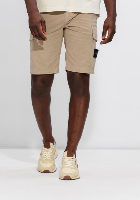 Beige STONE ISLAND Joggingbroek SHORTS S00004 - large