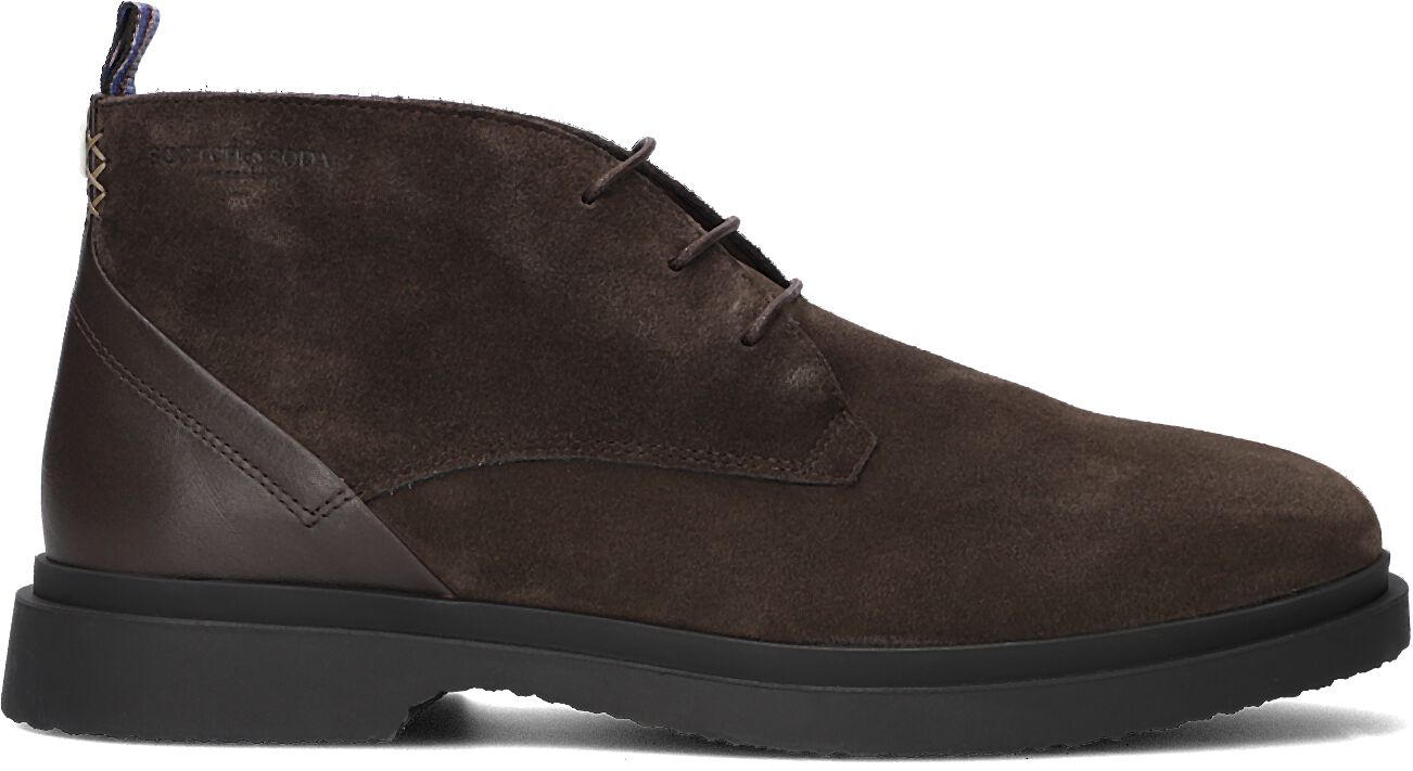 Scotch & Soda Veterboots Heren Gallivant, Maat: 43, Materiaal: Suède, Kleur: Bruin