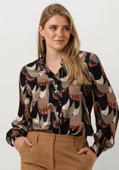 Multi SUMMUM Blouses BLOUSE ABSTRACT PEACOCK - large