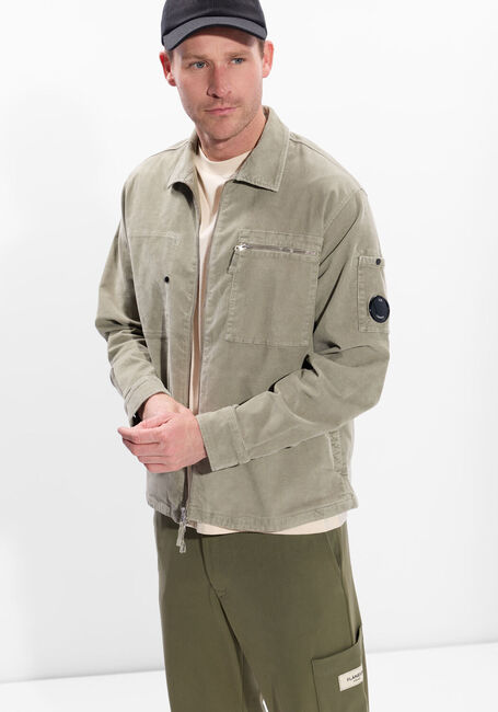 Khaki CP COMPANY Overshirt OVERSHIRT IN CORDUROY - large