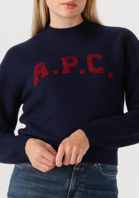Donkerblauwe APC Trui PULL JADA - large