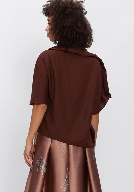 Bruine NATAN Trui TOP DRAPE - large