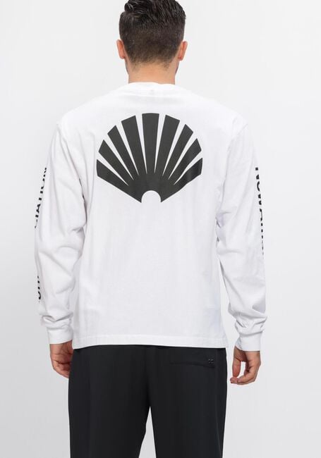 Witte NEW AMSTERDAM SURF ASSOCIATION T-shirt LOGO LONGSLEEVE - large
