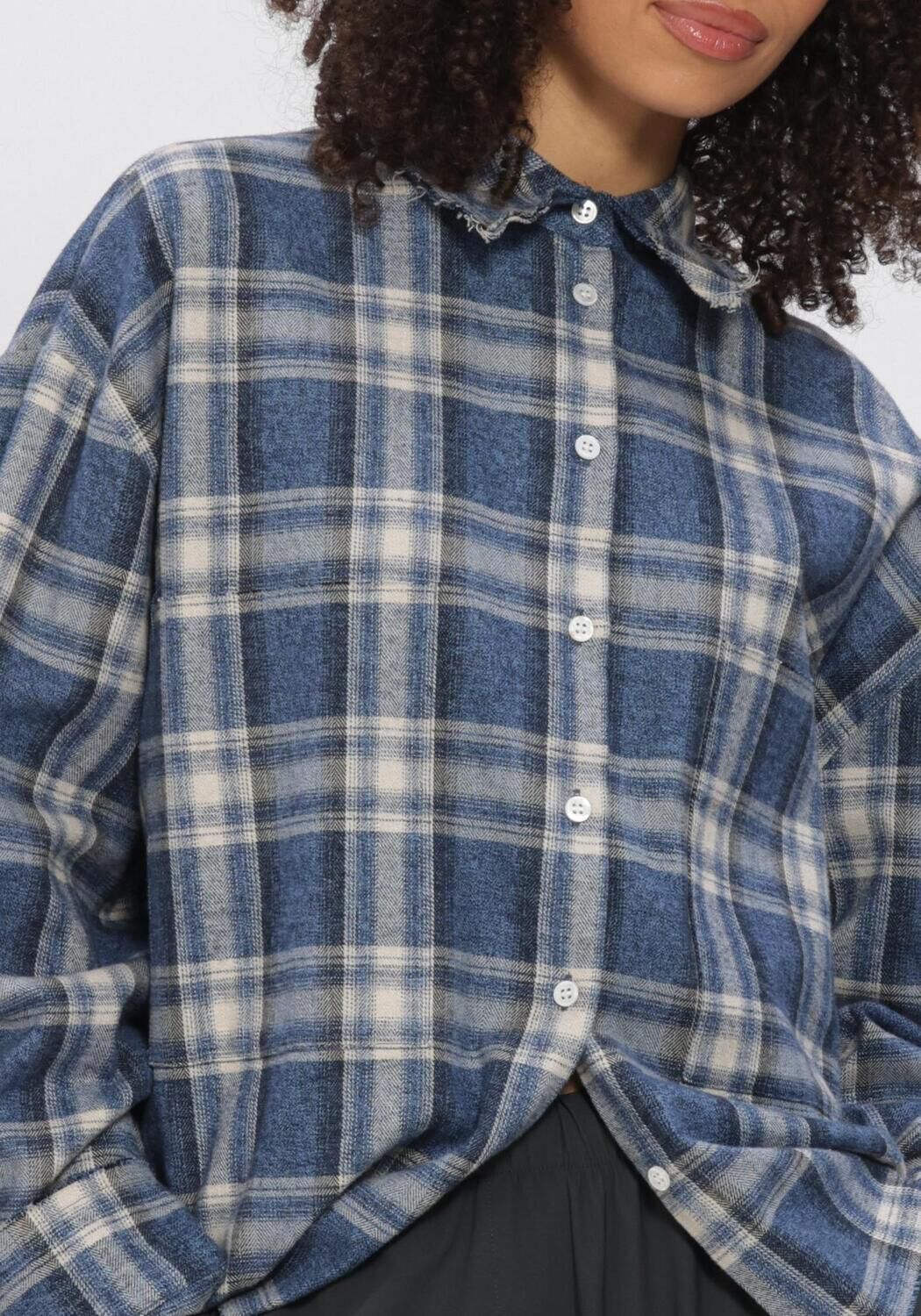 Blauwe PENN & INK Blouses W26C421 - large