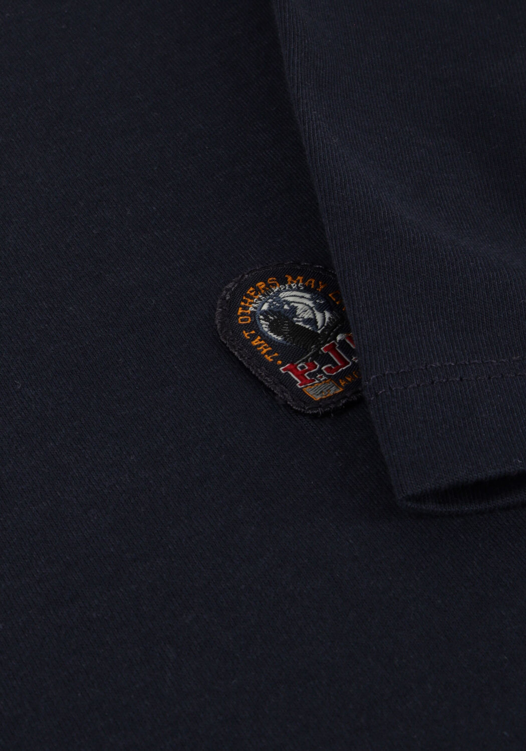 Donkerblauwe PARAJUMPERS T-shirt PATCH TEE - large