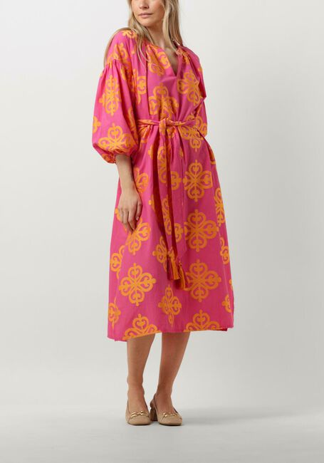 Roze NEMA Midi jurk N015 - large