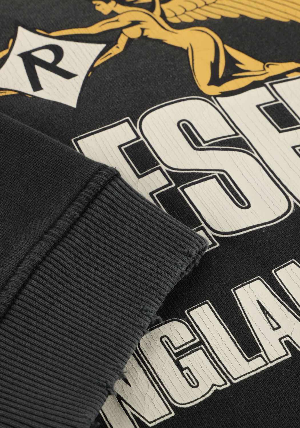 Donkergrijze REPRESENT Trui ANGEL BORDER SWEATSHIRT - large