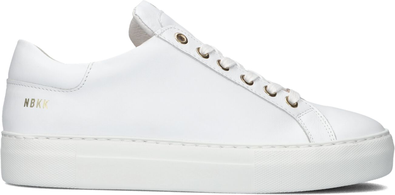 Nubikk Lage Sneakers Dames Jolie Pure Fresh, Maat: 42, Materiaal: Leer, Kleur: Wit