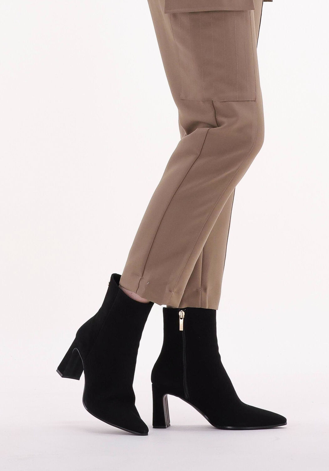 Zwarte NOTRE-V Enkellaarsjes 18739 - large