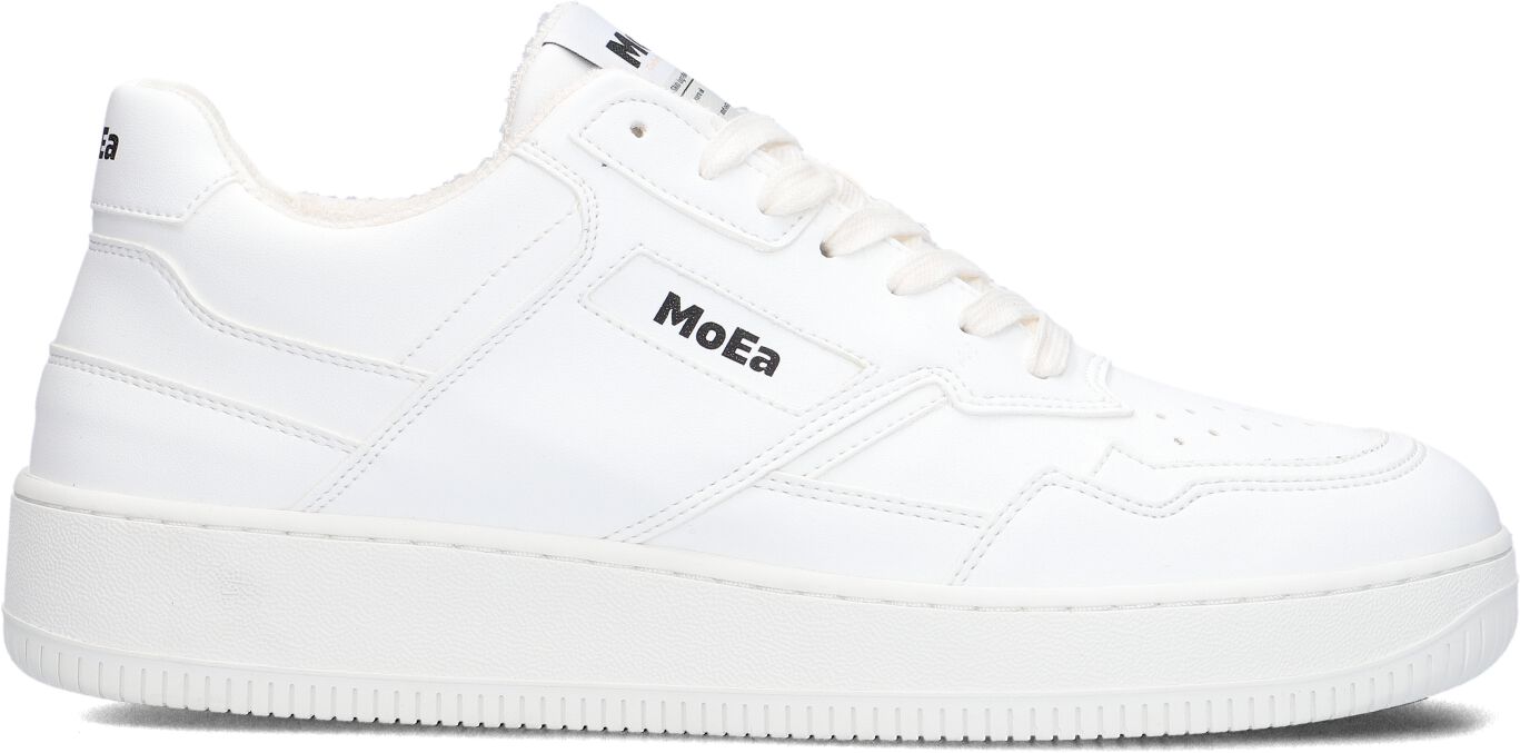 MoEa Lage Sneakers Heren Moea-bagsn1, Maat: 45, Materiaal: Vegan, Kleur: Wit