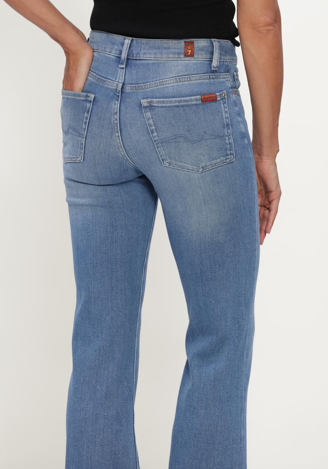 Blauwe 7 FOR ALL MANKIND Jeans THE LEGGY BOOTCUT COASTLINE - large
