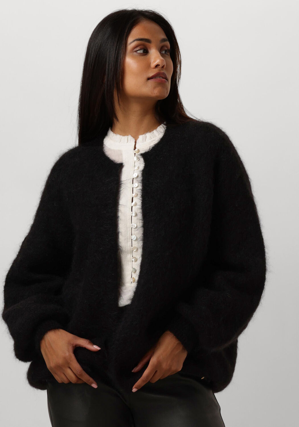 Des Petits Hauts Vest Dames Altea, Maat: L, Kleur: Zwart