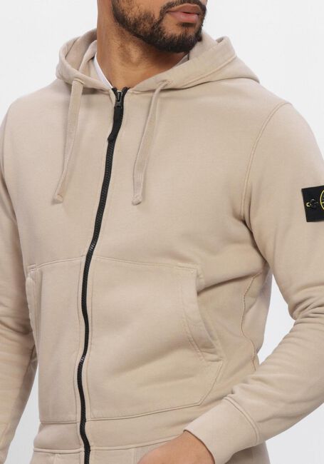 Beige STONE ISLAND Sweater HOODIE SWEATER S0051 - large