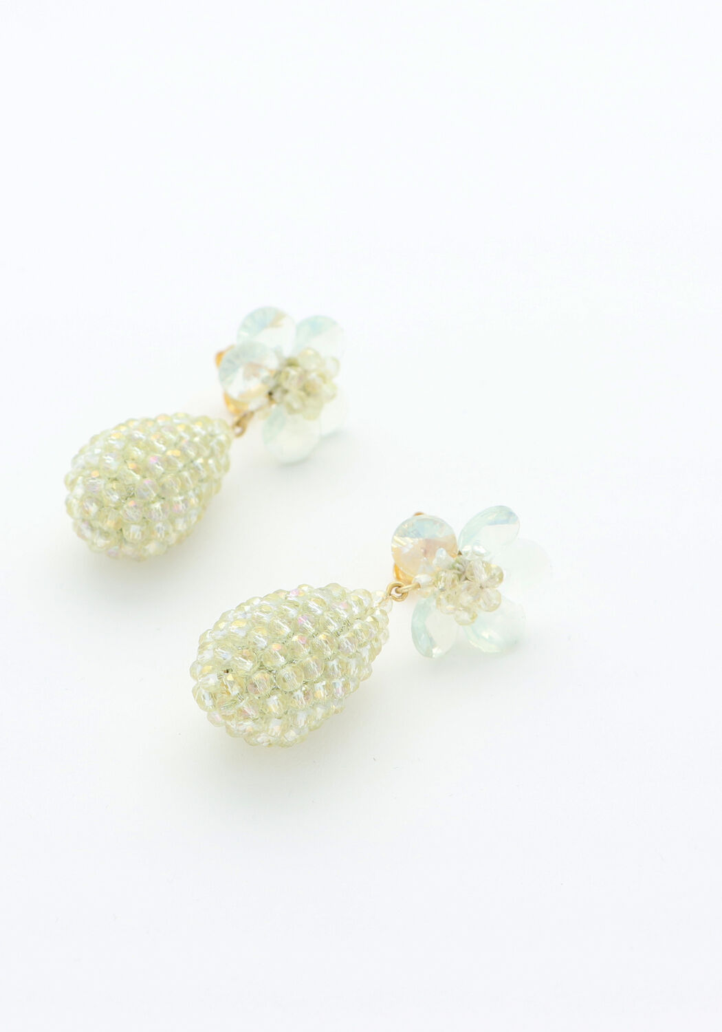 Creme LOTT. GIOIELLI Oorbellen CE GB CONE XS WITH FLOWER STUD - large