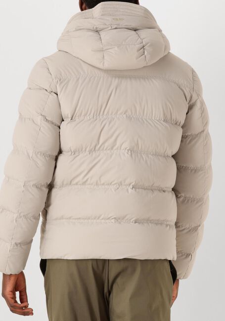 Ecru WOOLRICH Gewatteerde jas MATT STRETCH PUFFER JACKET - large