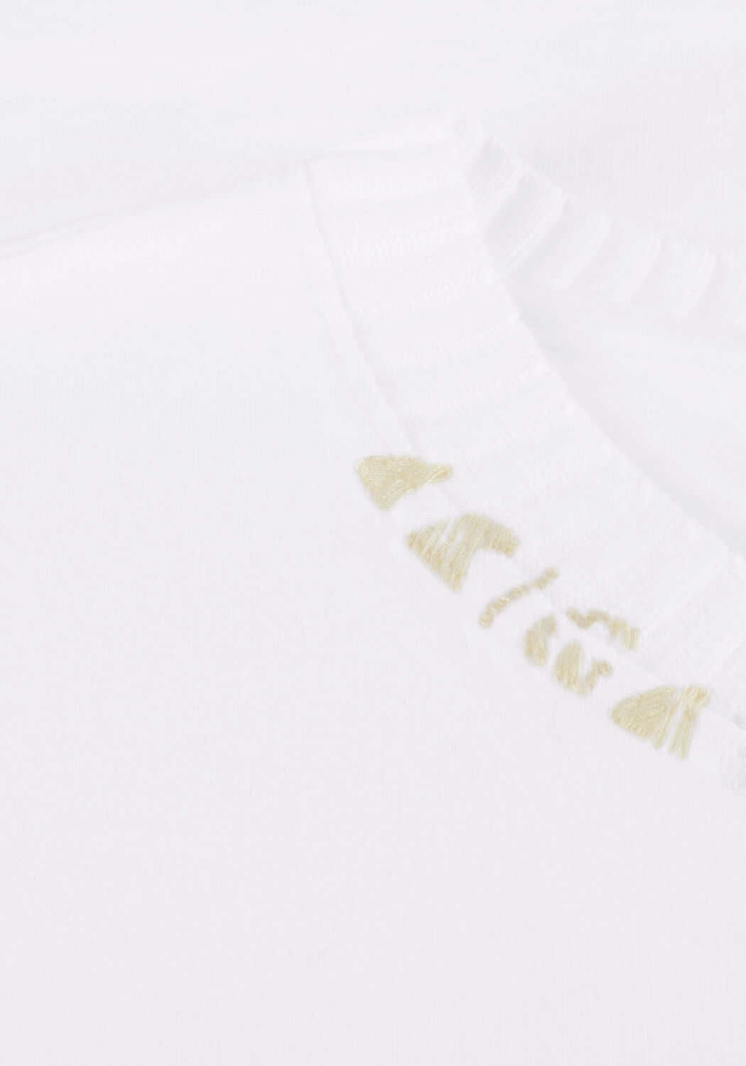 Witte AXEL ARIGATO T-shirt APEX RIBBED T-SHIRT - large
