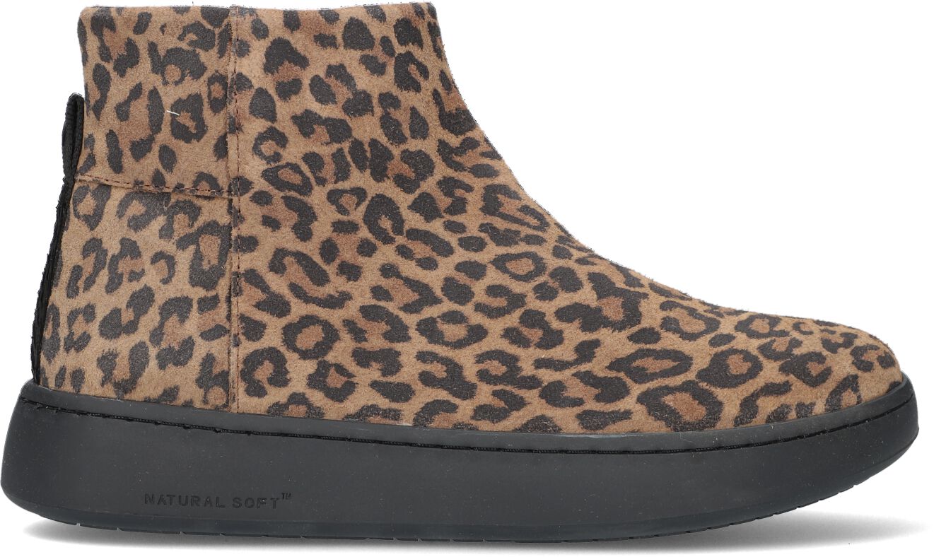 Woden Enkelboots Dames Abbi, Maat: 37, Materiaal: Suède, Kleur: Camel