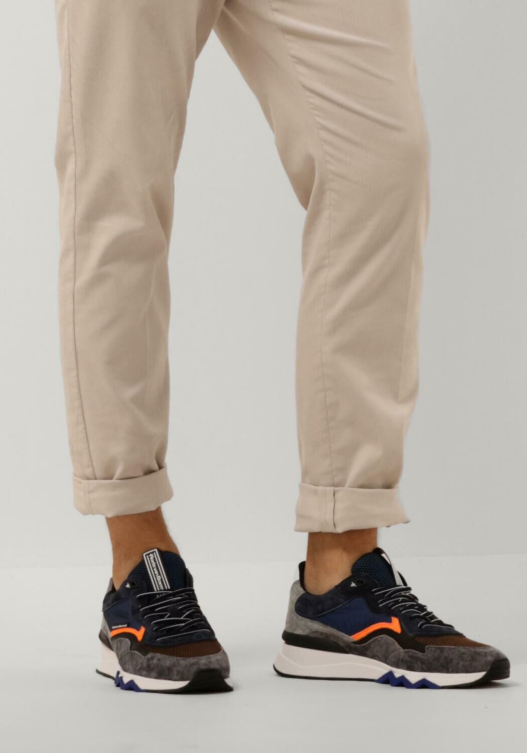 Blauwe FLORIS VAN BOMMEL Lage sneakers SFM-10178 DE ZAGER - large