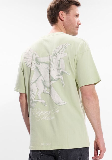 Lime REPRESENT T-shirt ELEGANCE IN MOTION T SHIRT - large