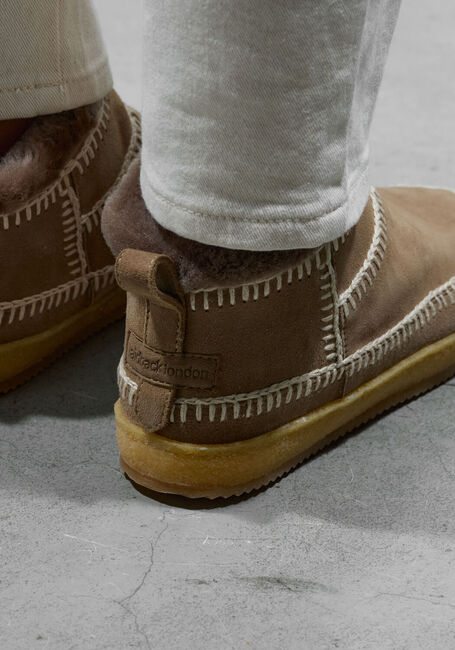 Taupe LAIDBACKLONDON Vachtlaarzen NYUKI LOW CROCHET Taupe LAIDBACKLONDON Vachtlaarzen NYUKI LOW CROCHET - large