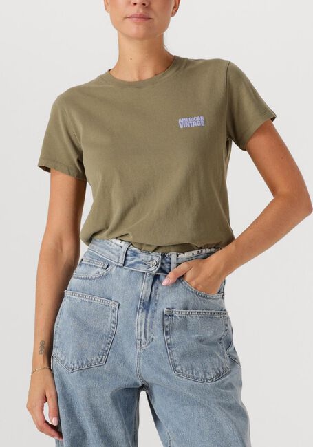 Olijf AMERICAN VINTAGE T-shirt YKOBOW - large