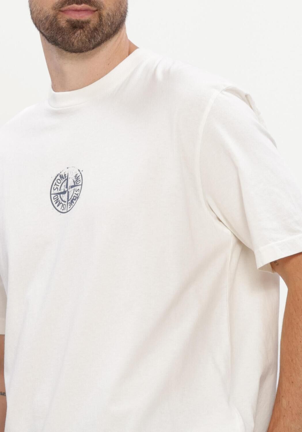Ecru STONE ISLAND T-shirt SS T-SHIRT - large