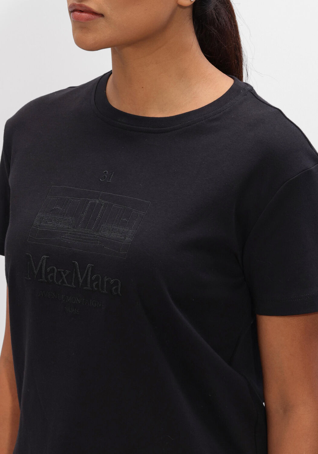 Zwarte MAX MARA T-shirt BELLA - large