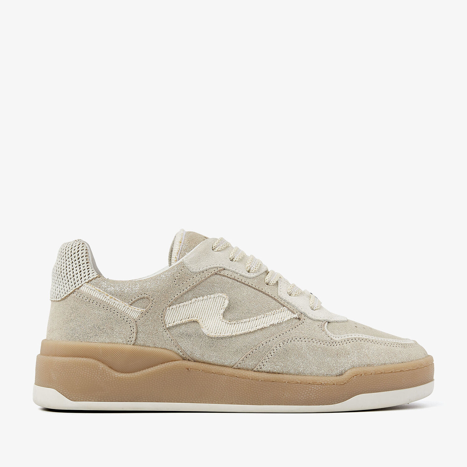 VIA VAI Lage Sneakers Dames Sam Levi, Maat: 37, Materiaal: Leer, Kleur: Goud afbeelding 1