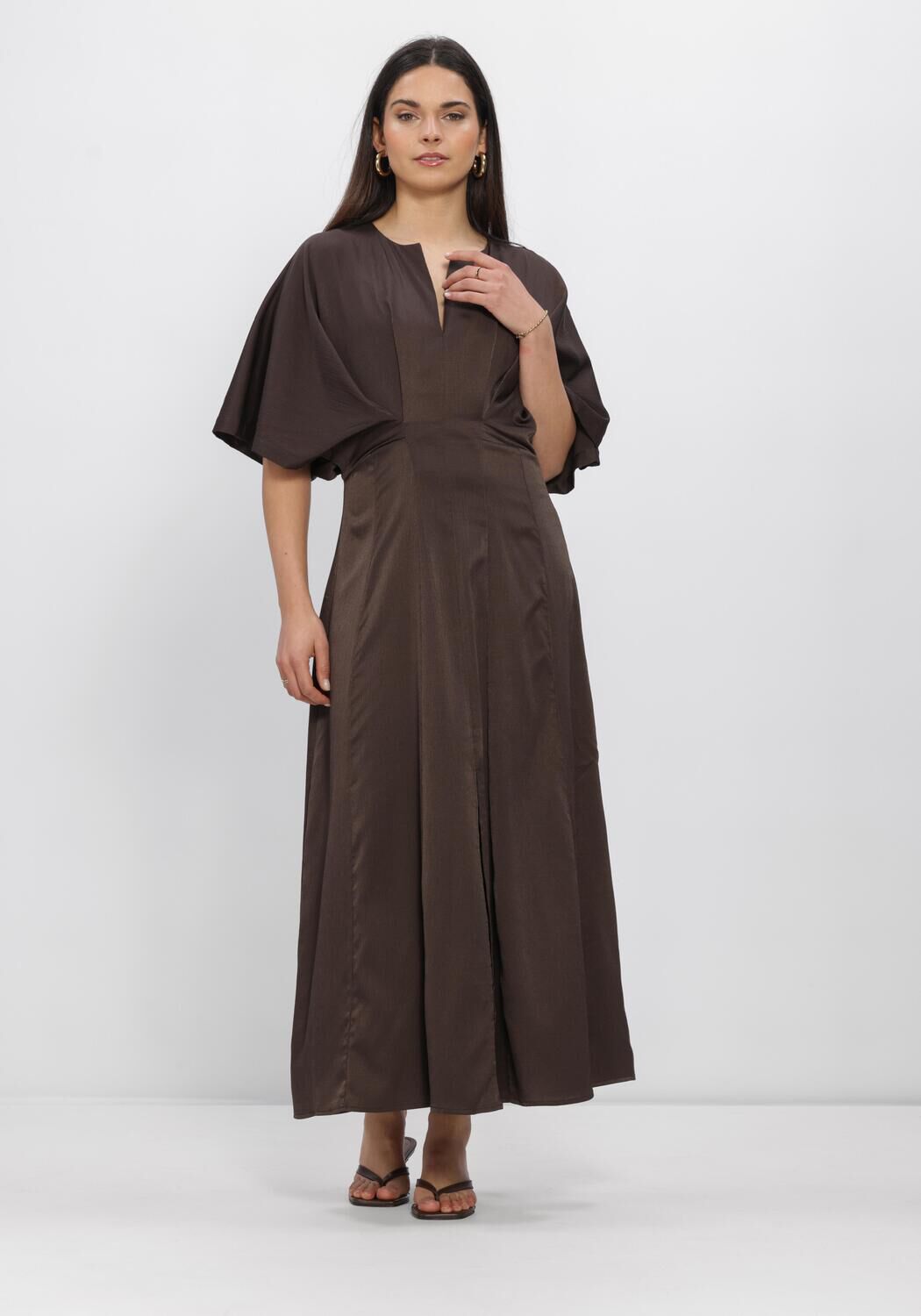 Copenhagen Muse Mini Jurk Dames Cmvianna-dress, Maat: L, Kleur: Bruin afbeelding 1