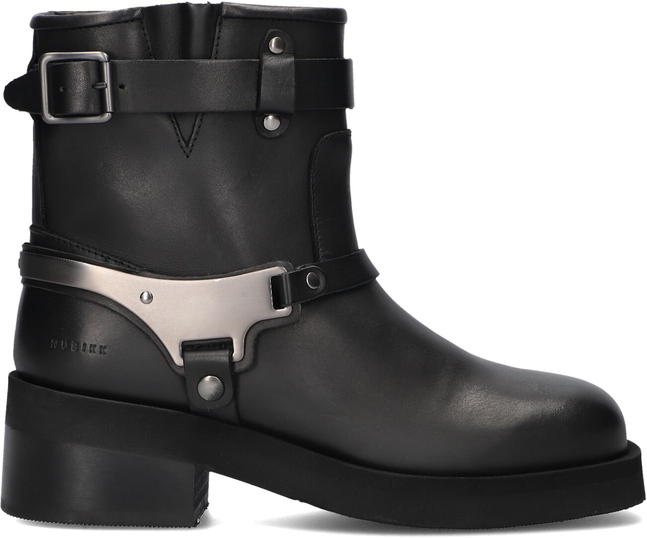 Nubikk Biker Boots Dames Eve Maryn, Maat: 39, Kleur: Zwart