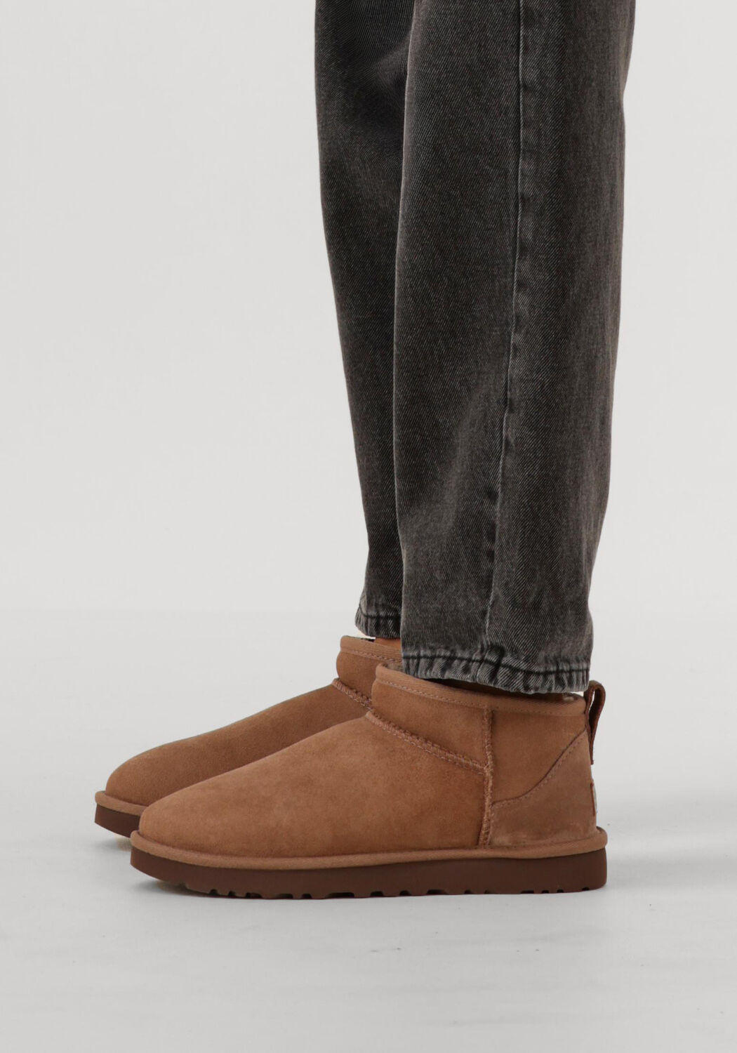 Camel UGG Vachtlaarzen W CLASSIC ULTRA MINI - large