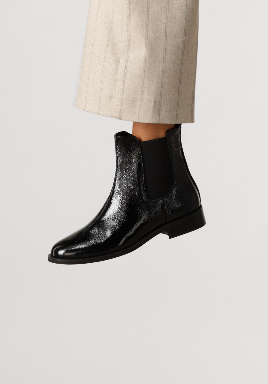 Zwarte NOTRE-V Enkellaarsjes 3422 - large