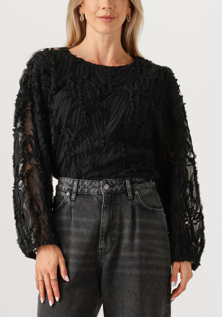 Zwarte CO'COUTURE Blouses SHANIA FLUFFY BLOUSE - large