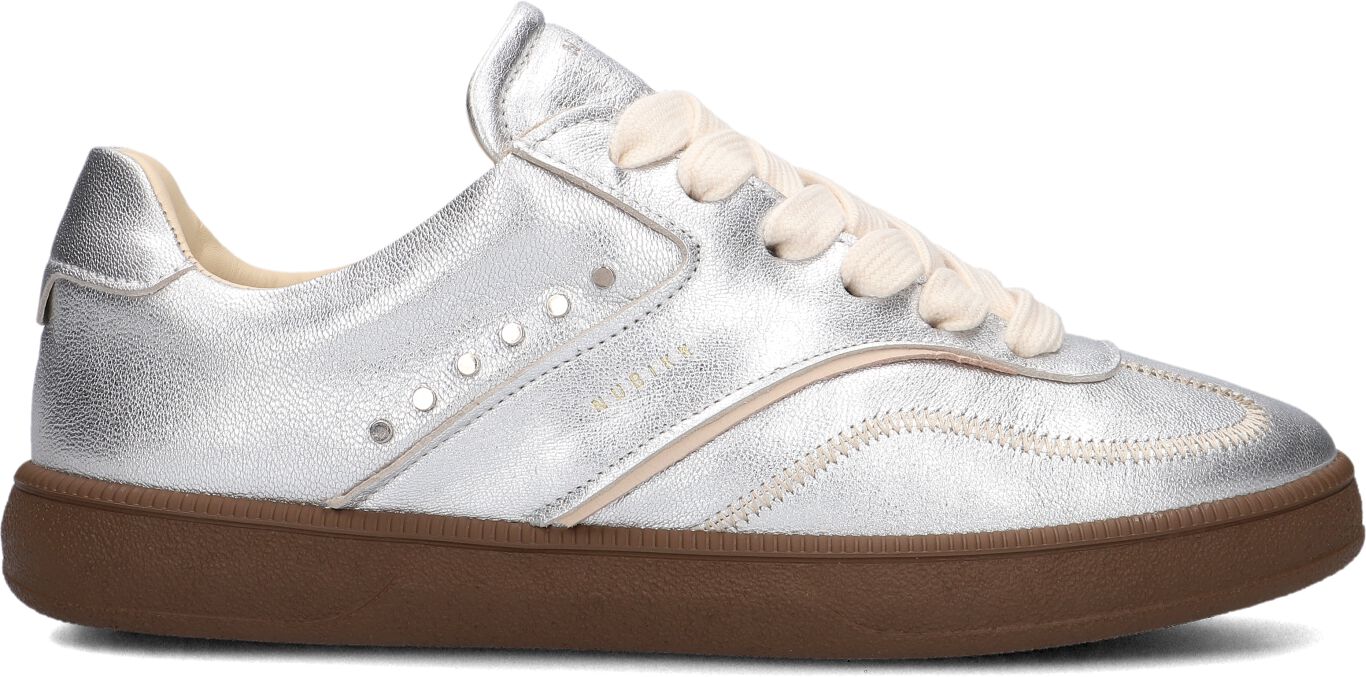 Nubikk Lage Sneakers Dames Ray Owen, Maat: 38, Materiaal: Leer, Kleur: Zilver