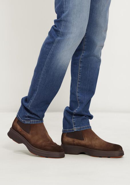 Bruine SANTONI Chelsea boots MEN'S ANKLE BOOT - large