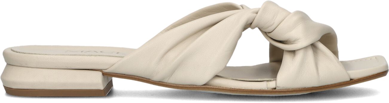 Mace Slippers
Dames M1118, Maat: 36, Materiaal: Leer, Kleur: Gebroken wit