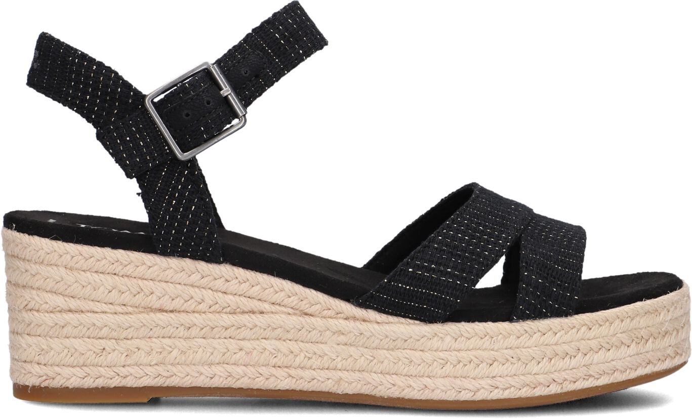 Toms Sandalen
Dames Audrey, Maat: 41, Materiaal: Canvas, Kleur: Zwart