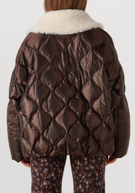 Bruine DOROTHEE SCHUMACHER Gewatteerde jas COZY COOLNESS - large