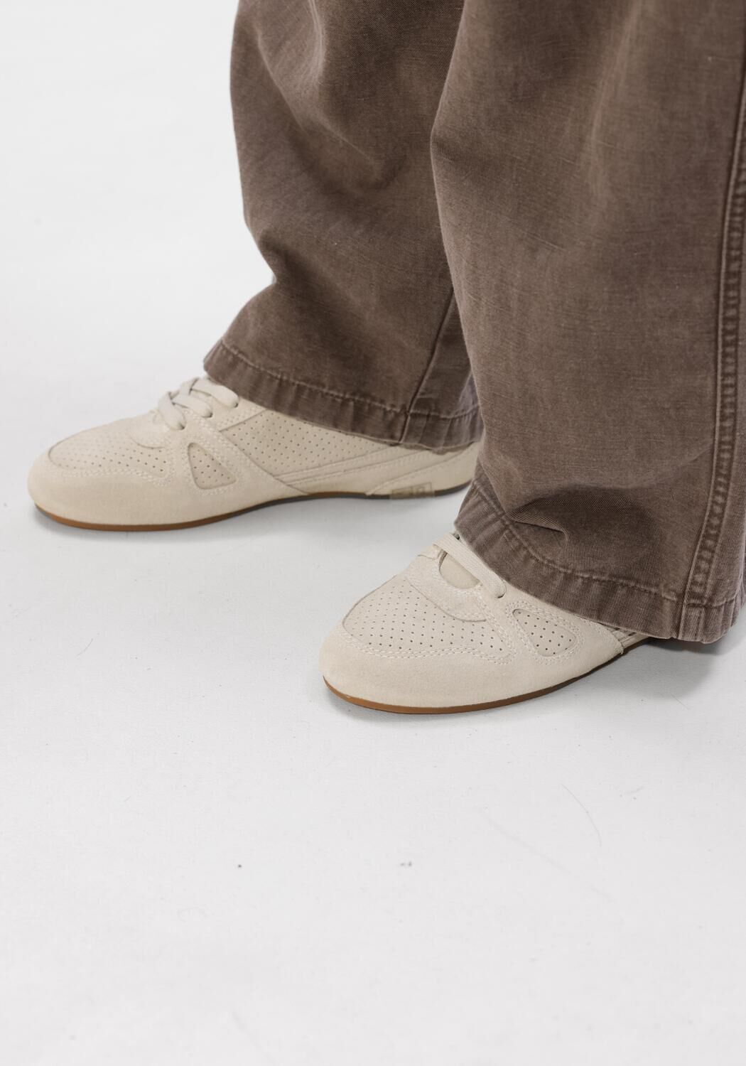 Ecru ISABEL MARANT Sneakers SENNY LOW-GB - large