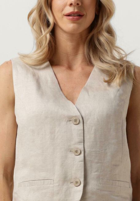 Beige MINUS Gilet AUGUSTE VEST - large