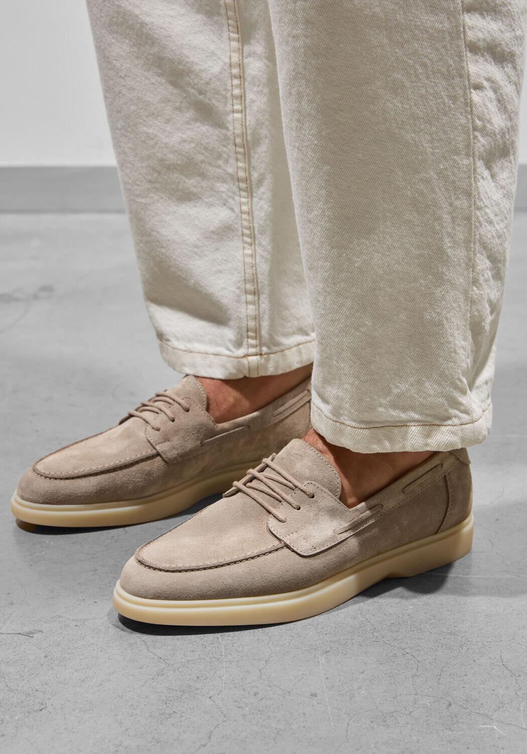 Taupe Mason Garments Instappers AMALFI BOAT - large