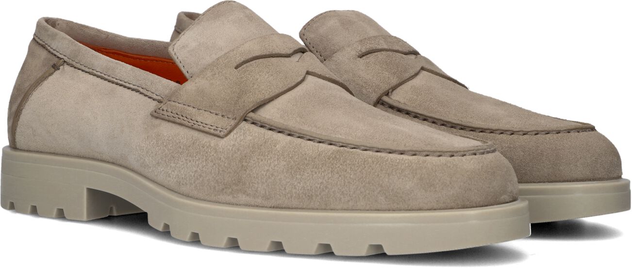 Santoni Loafers
Heren Sue Penny Loafer Gz, Maat: 42,5, Materiaal: Suède, Kleur: Taupe