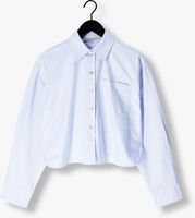 Lichtblauwe SECOND FEMALE Blouses BAULO CROPPED SHIRT Lichtblauwe SECOND FEMALE Blouses BAULO CROPPED SHIRT - medium