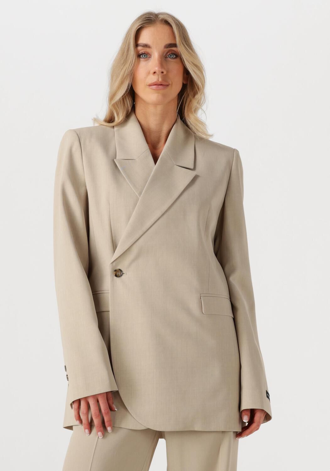 Herskind Blazer Dames Lilith Blazer, Maat: 36, Kleur: Beige afbeelding 1