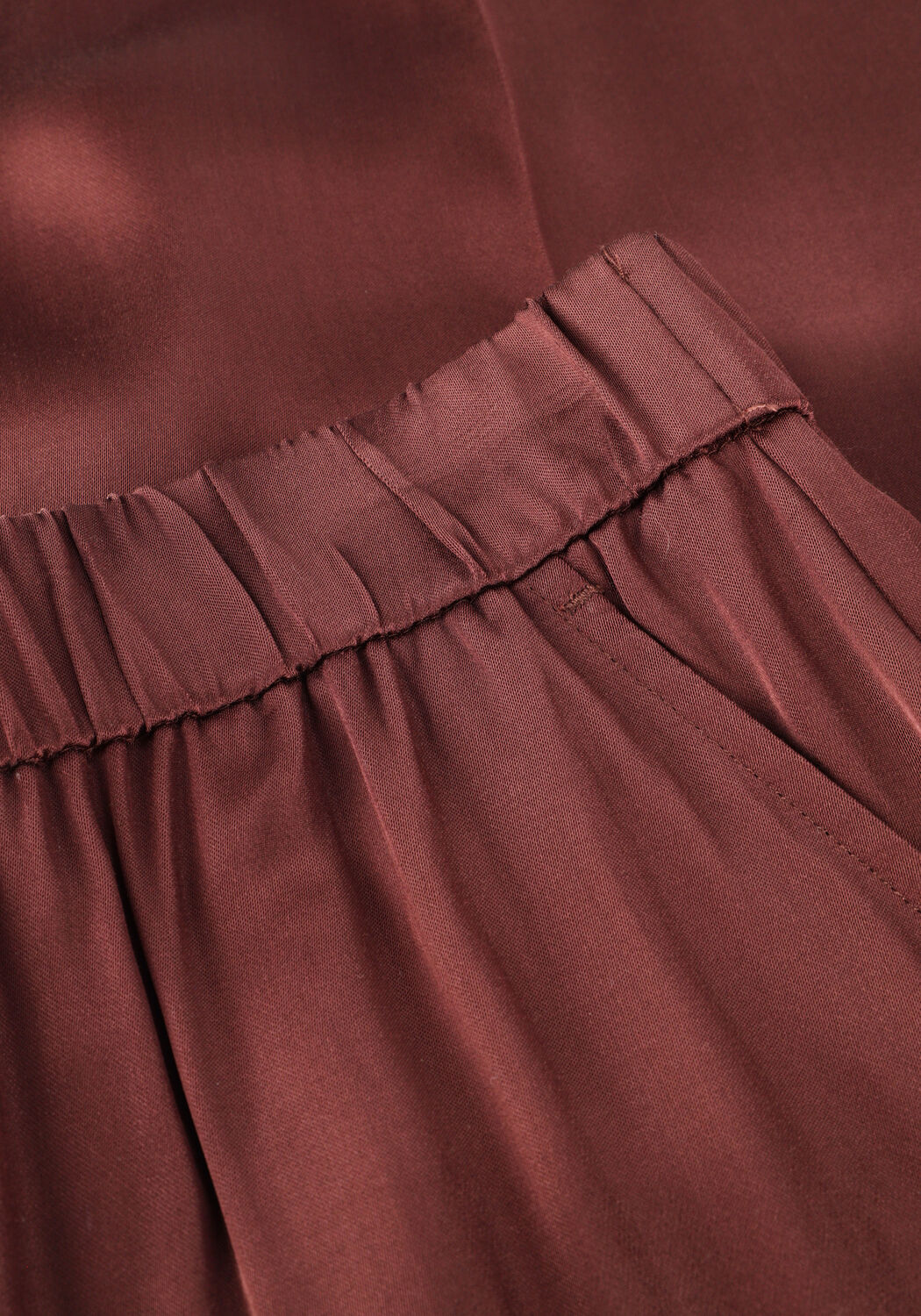 Bruine SECOND FEMALE Pantalon LIVO TROUSERS - large