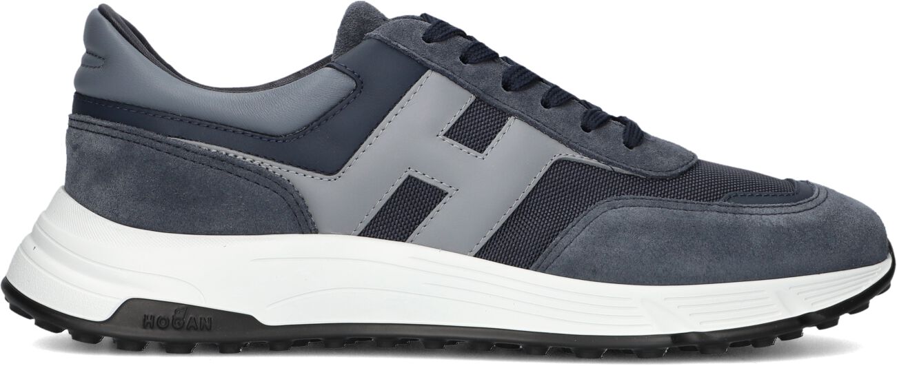 Hogan Lage Sneakers Heren Hyperlight Allac Nuova, Maat: 38 / 38,5, Materiaal: Suède, Kleur: Blauw